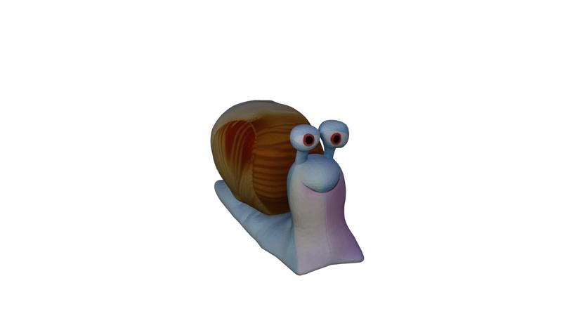 snail figurine from a cartoon
