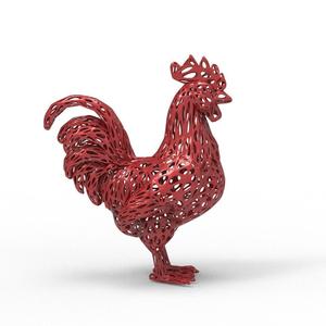 Chicken Voronoi Style