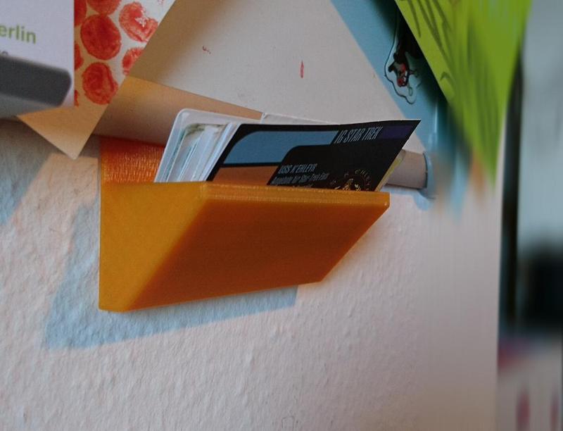 card bucket as whiteboard addition
