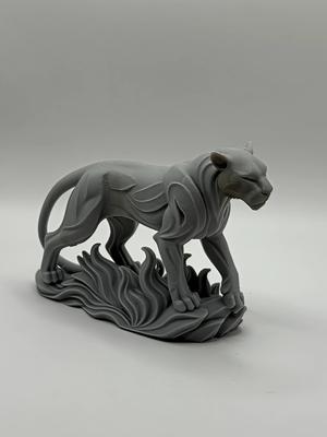 Ashfang Stalker – Elemental Panther Guardian of the Smoldering Wilds