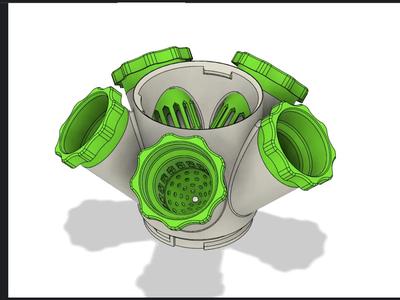 Modular Hydroponic Tower Garden