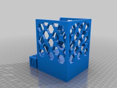 Sticky Note Holder w/ Calendar Blocks - Hexagonal Pattern