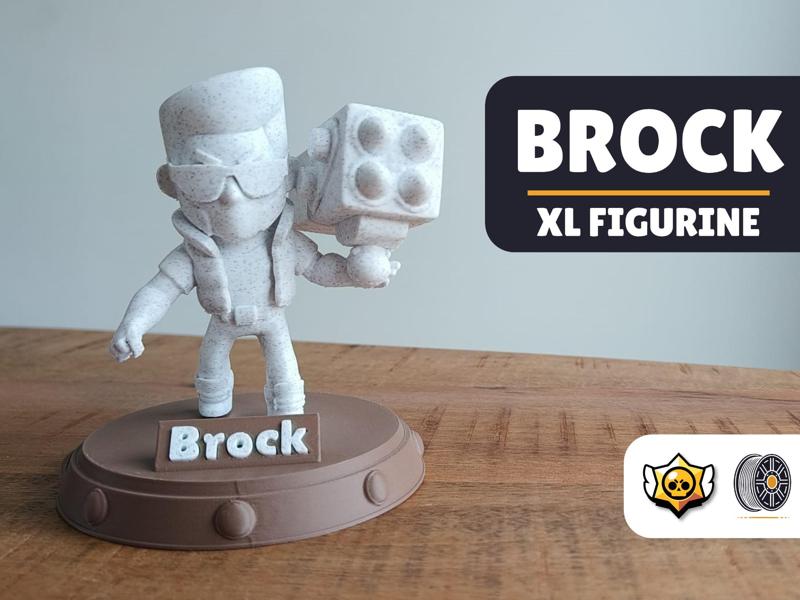 Brock | XL Brawl Stars Figurine (NO AMS)