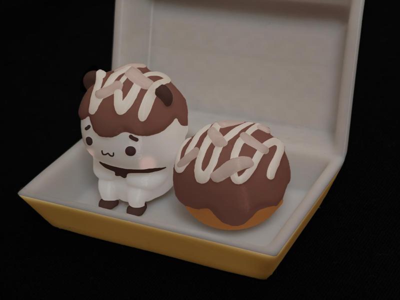 Couple Bears Series - Meat floss Chiffon Cake YiEr