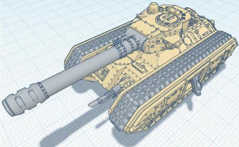 Interstellar Army Field-Modification Infantry Support Tank (Remix)