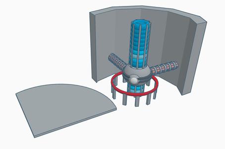 NCC-1701-D warp core room