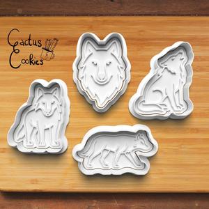 Wolf Cookie Cutter set 0896