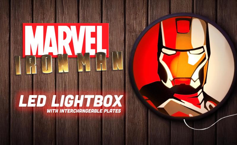 Iron Man - Mecha Marvel - Light box wall art Fun Easy Quick