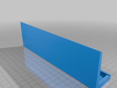 Phone Shelf Alternate Version (shorter, edges, no holes)