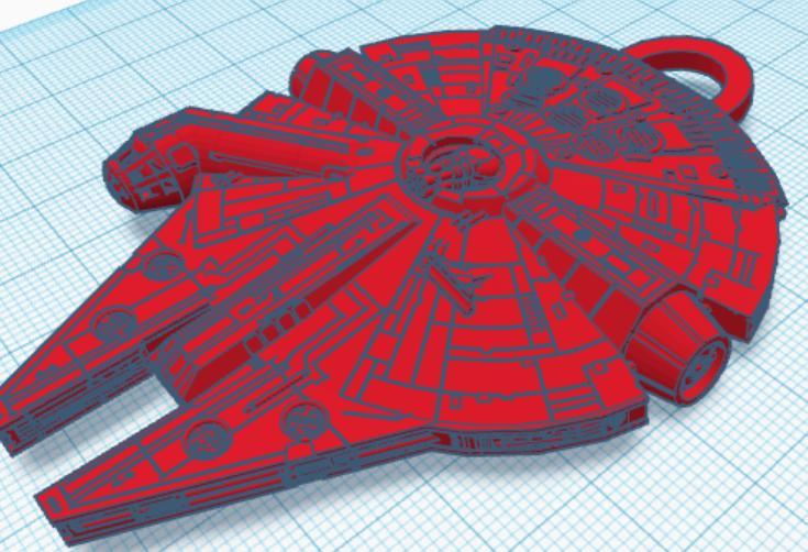 Millennium Falcon Key Chain