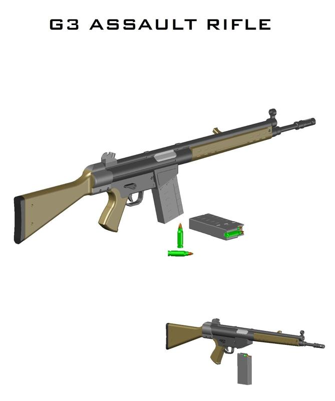 GUN G3 ASSAULT RIFLE