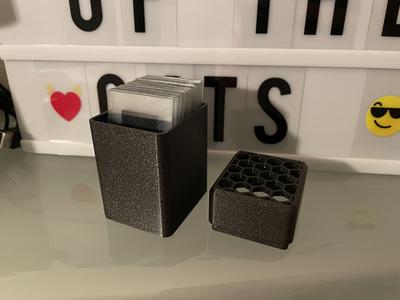 Lightbox letter storage container
