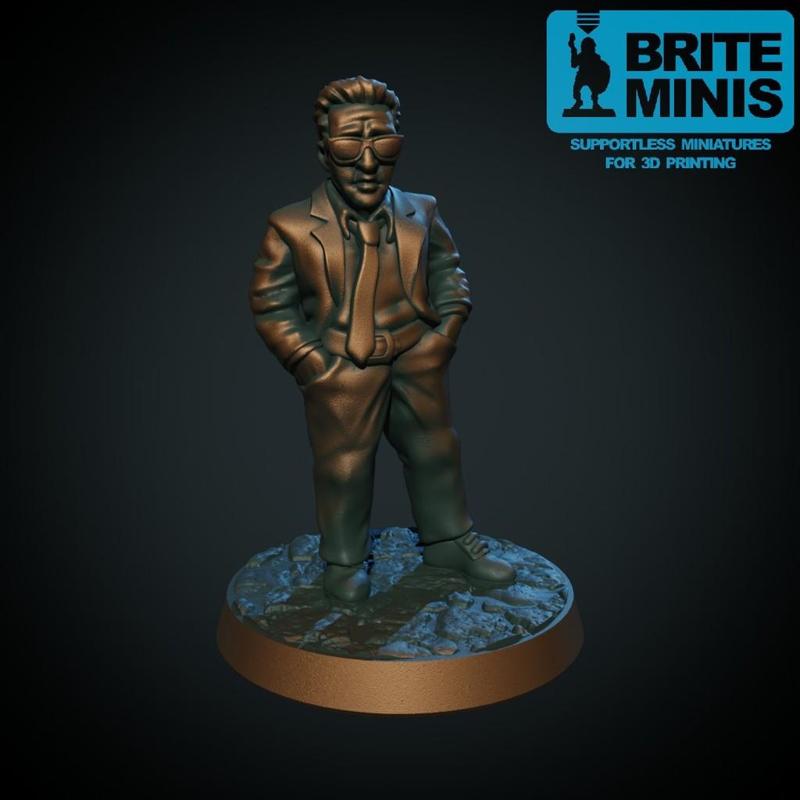 Mr Blonde (supportless, FDM-friendly)