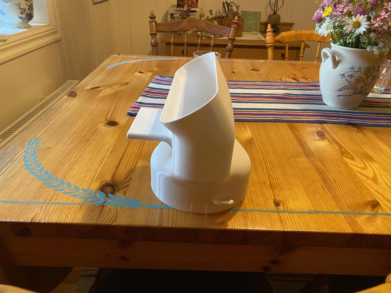 Portable AC Hose Adapter