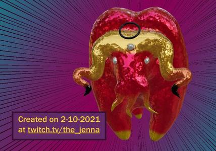 Cecil February the Sequinox - live designed on stream