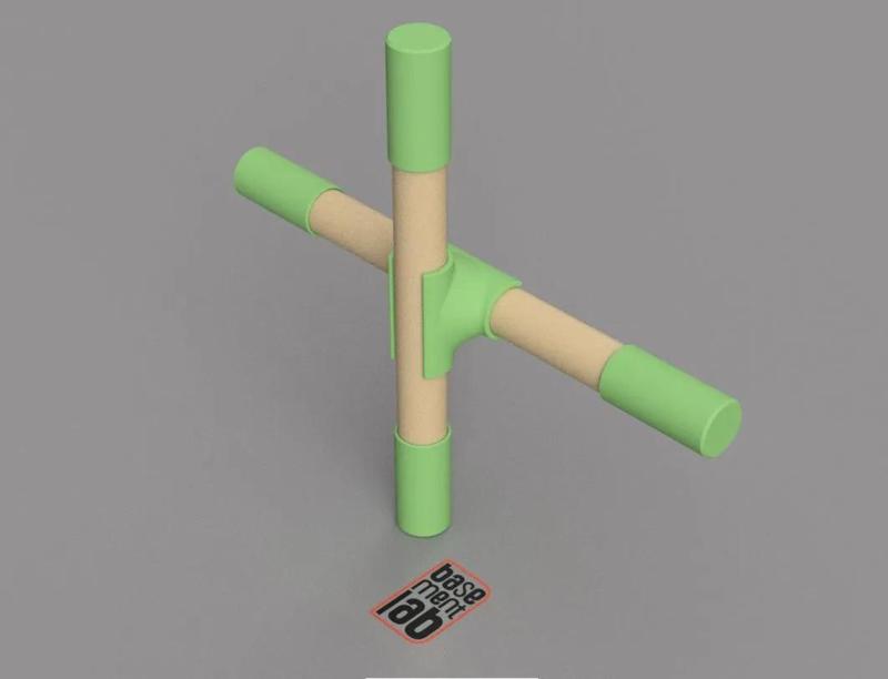 Junction Posture Corrector Sticks - Yoga Sticks - Stretching Tool - Giunzione Barre correttore Posturale Yoga Sticks   