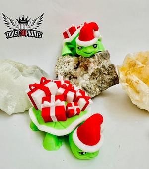 Christmas Tortoise, Articulated Toy Flexi