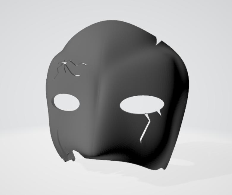 Cracked Phantom Mask - STL File