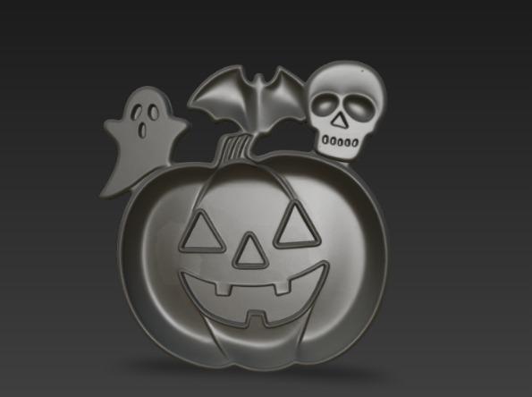 Haunted Pumpkin Platter