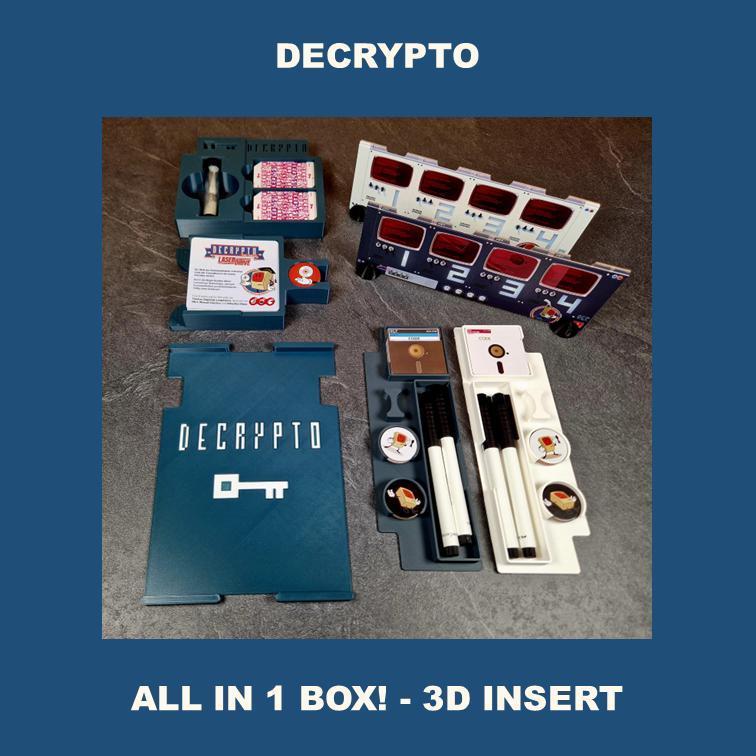 DECRYPTO (INSERT, ORGANIZER, INLAY) + 3D feet