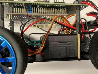 LiPo compartment for YF Robot car (vape)