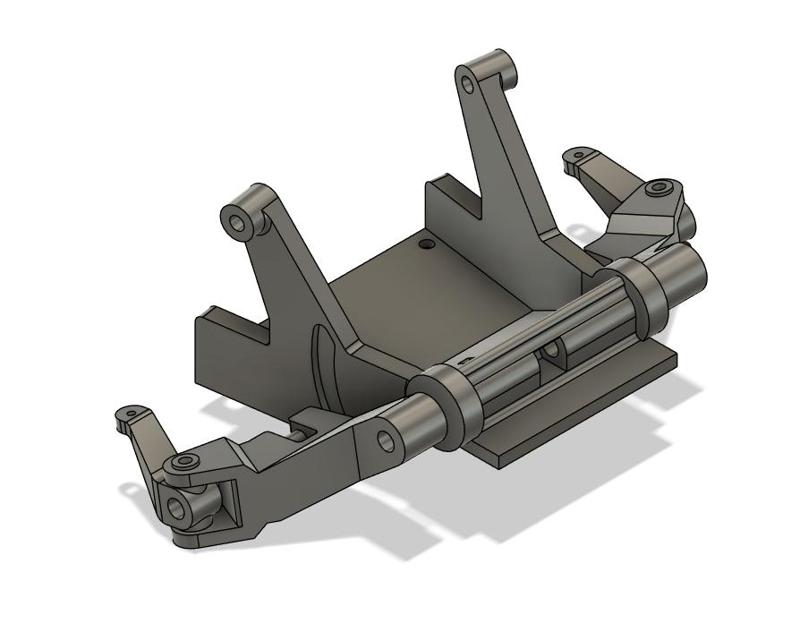 Nikko 1:10 front suspension assembly