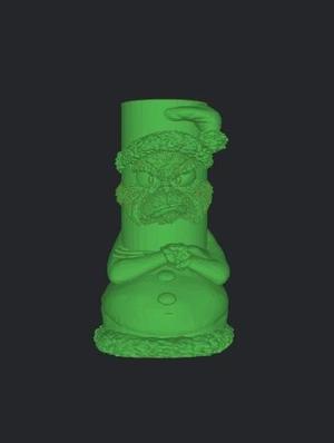 LIGHTER CASE CLIPPER GREENCH PRINT IN PLACE EASY PRINT PRINTING WITHOUT SUPPORTS GRINDERKING...FDM - SLA .