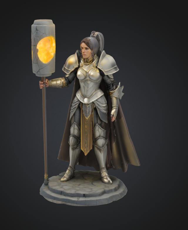 female paladin game rpg