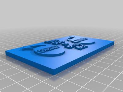 Bed Leveling Sign