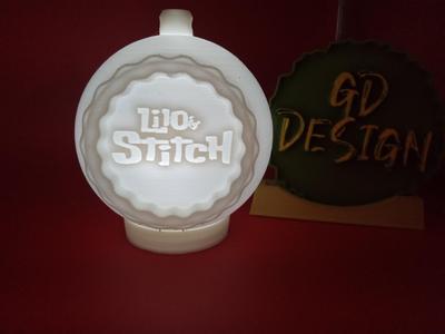 Lilo And Stitch Disney CHRISTMAS ORNAMENT LIGHT