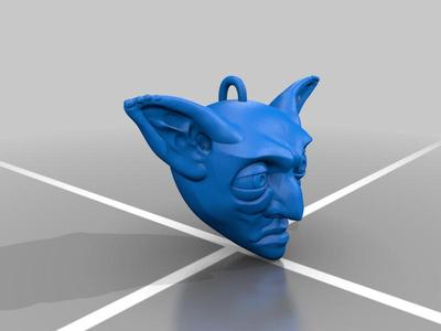 Goblin Head Christmas Ornament