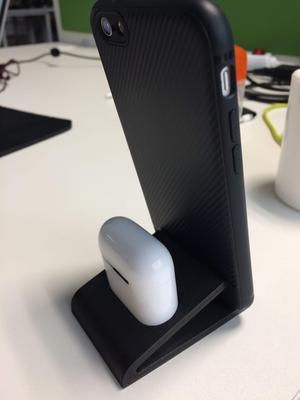 Phone and airpods holder