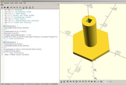 super simple valves tool OpenSCAD parametric