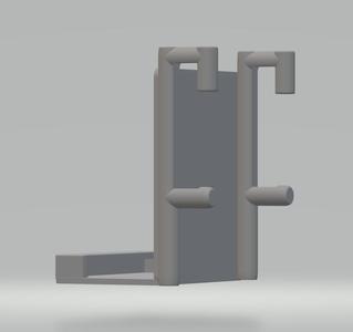 FHW: For the one who must stand guard (Skadis Action figure stand)