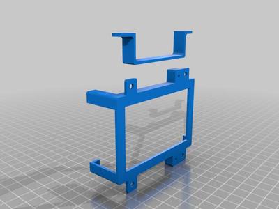 Mounting bracket for Raspberry Pi heatsink case