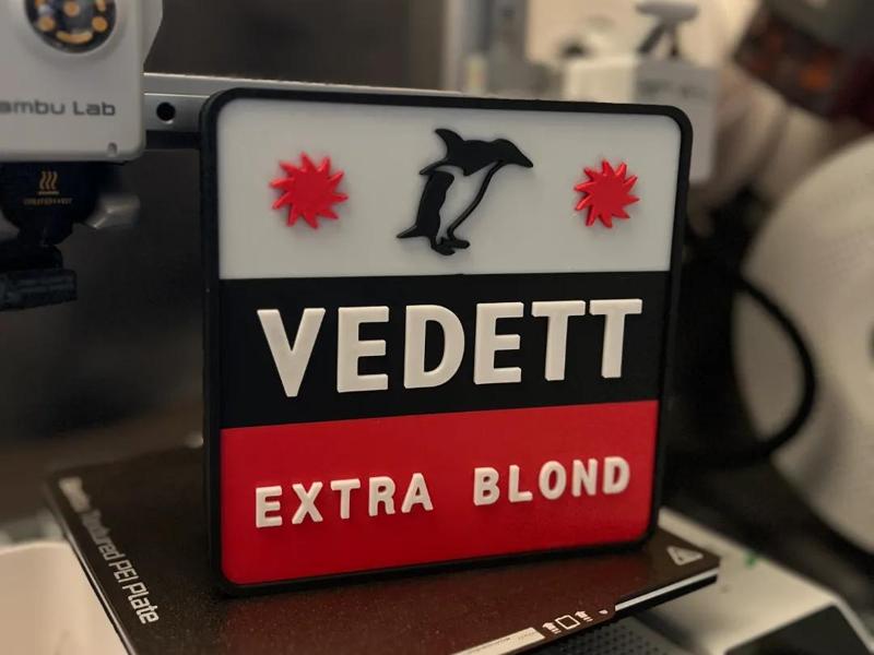 Vedett Beer Light Box