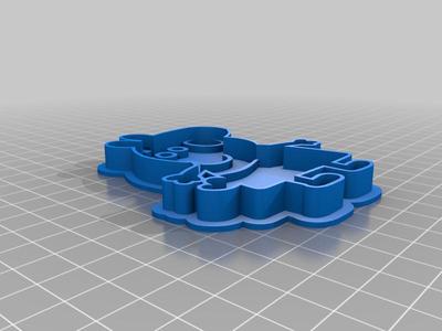Peppa Pig and George Pig cookie cutters