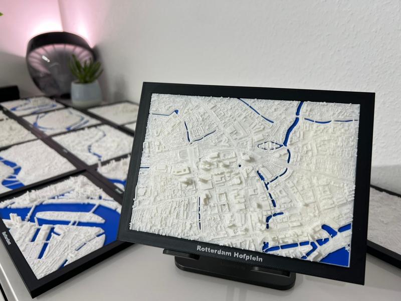 Rotterdam Hofplein, Netherlands—3D Miniature