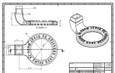 Fan center Hotend Anet A8