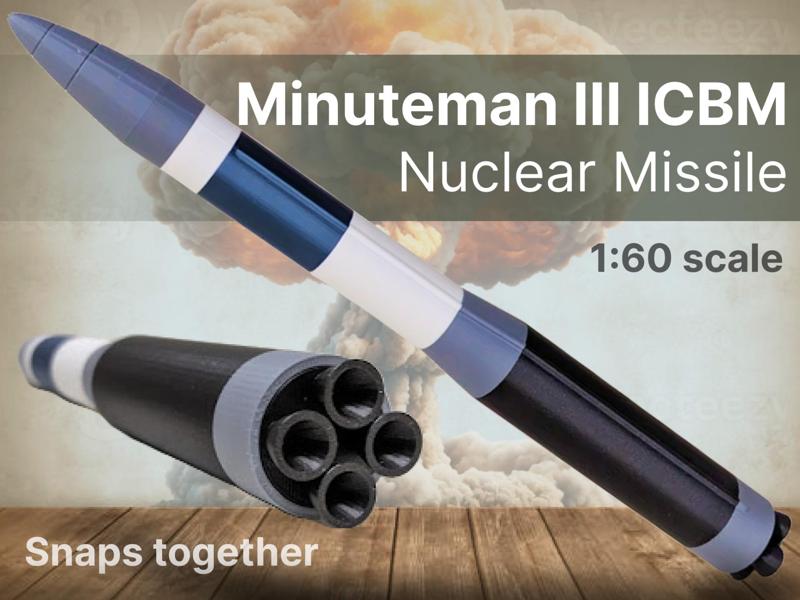 Minuteman III ICBM Nuclear Missile | Snap Fit