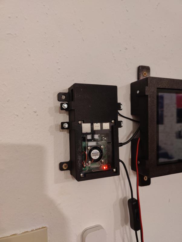 Raspberry Pi wall mount