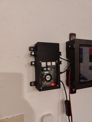 Raspberry Pi wall mount