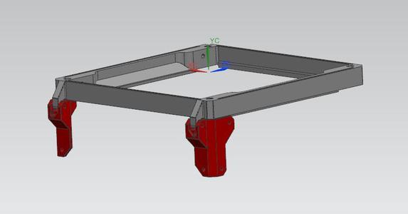 Voron V0.1 Tophat Spacer with Hinges