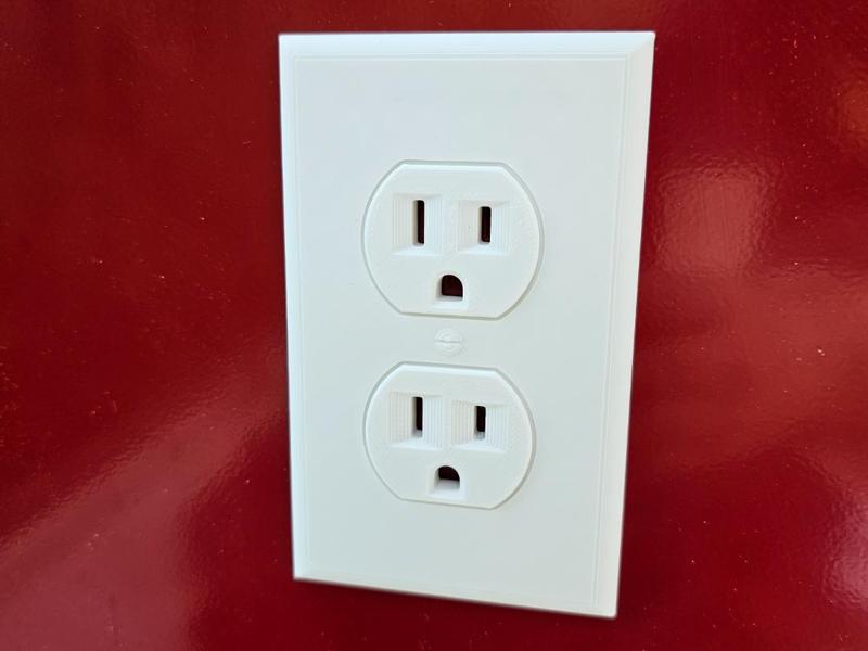 Magnetic Fake Electrical Outlet