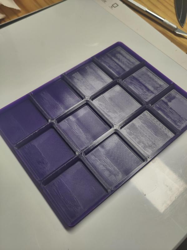 Gridfinity silicone baseplate mold