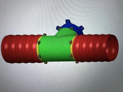 Abluft-T-Verbinder MK2