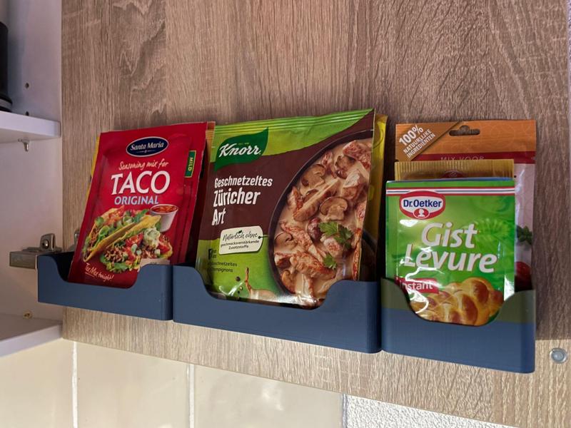 Spice/sauce bag holder