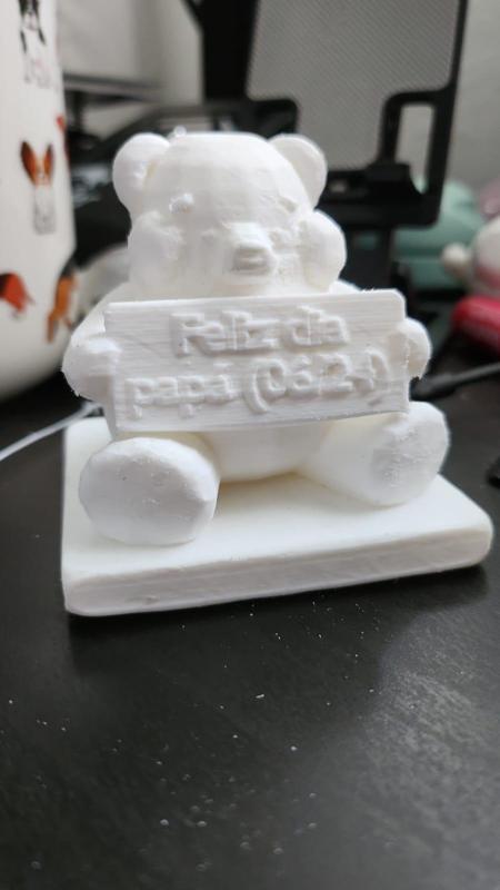 figura de oso dia del padre / bear figure for father's day