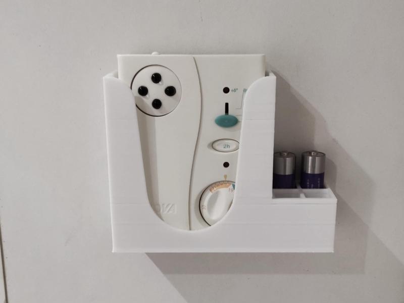 Remote mount with batteries holder