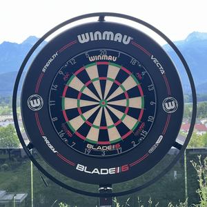 Dart Winmau Plasma Dartboard Light Holder on Blade 6 Triple Core Dartboard